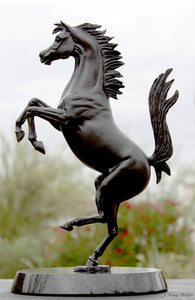 Prancing Horse Bronze Statue 
