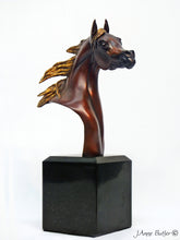 Cargar imagen en el visor de la galería, &quot;Delight&quot; head study sculpture of Arabian foal 
