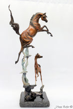 Cargar imagen en el visor de la galería, Born To Dance bronze equine sculpture
