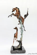 Load image into Gallery viewer, &quot; Born To Dance &quot; Bronze Equine Sculpture.
