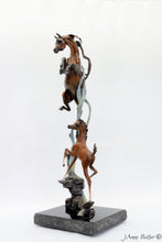 Load image into Gallery viewer, Born To Dance bronze equine sculpture
