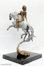 Cargar imagen en el visor de la galería, Epona - Celtic Goddess of Horse bronze sculpture
