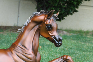 Hope life size bronze foal statue