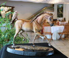 Load image into Gallery viewer, &quot; Arabian Dream &quot; bronze Arabian mare statue
