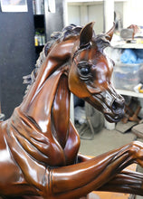Cargar imagen en el visor de la galería, &quot;Esperanza&quot; Escultura de potro de bronce de tamaño natural. 
