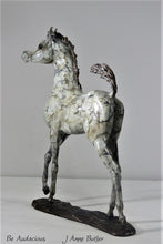 Load image into Gallery viewer, Bronze foal sculptures 
