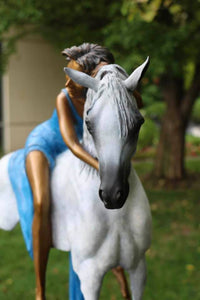 " Harmony " figurative and equine bronze sculpture