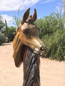 Arabian Horse Bronze Sculpture