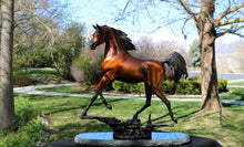 Load image into Gallery viewer, &quot; Sirocco &quot; Arabian Horse Bronze Sculpture
