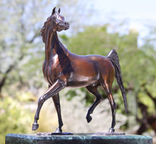 Load image into Gallery viewer, Arabian Horse Bronze Sculpture
