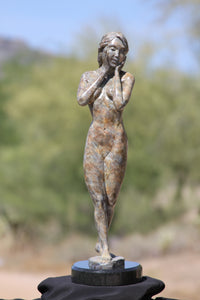  " Grace" nude female form bronze sculpture.