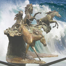 Load image into Gallery viewer, &quot;HorsePower&quot; equine bronze sculpture.
