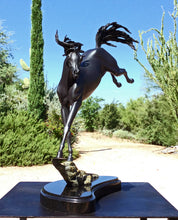 Load image into Gallery viewer, &quot; Arabesque&quot; bronze equine sculpture
