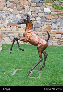 Layla Arabian Horse Bronze Sculpture