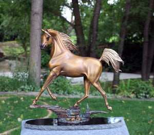 Sirocco  bronze sculpture