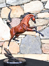 Load image into Gallery viewer, &quot;Sunshine Dancer&quot; Equine Bronze Sculpture.
