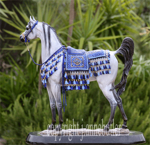 El Tesoro - Escultura de bronce del caballo árabe 